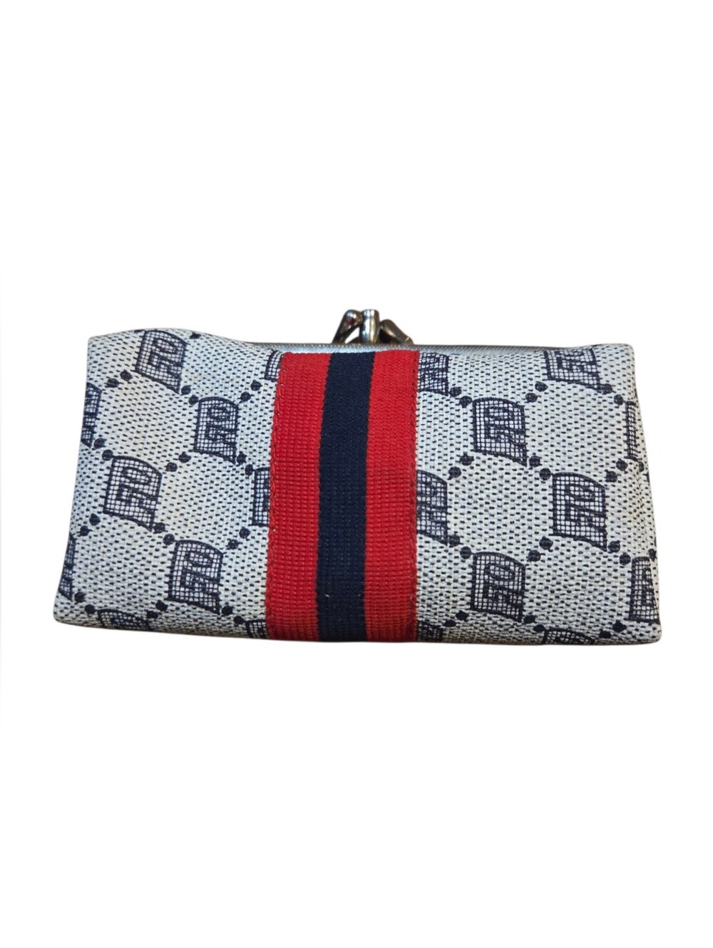 Vintage Travel Sewing Kit & Makeup Pouch or Change Pouch with Double Kiss-locks - Picture 6 of 9